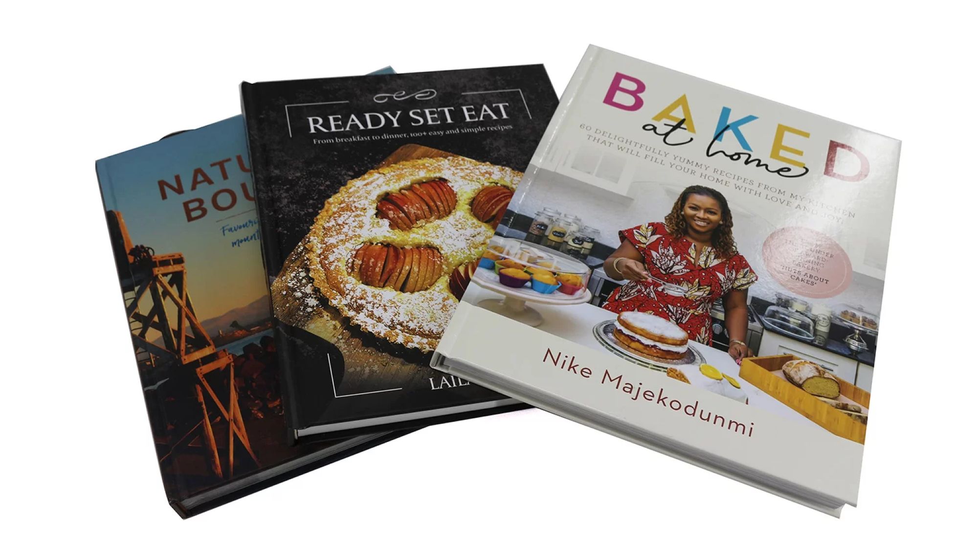 3 Hard-cover recipe books