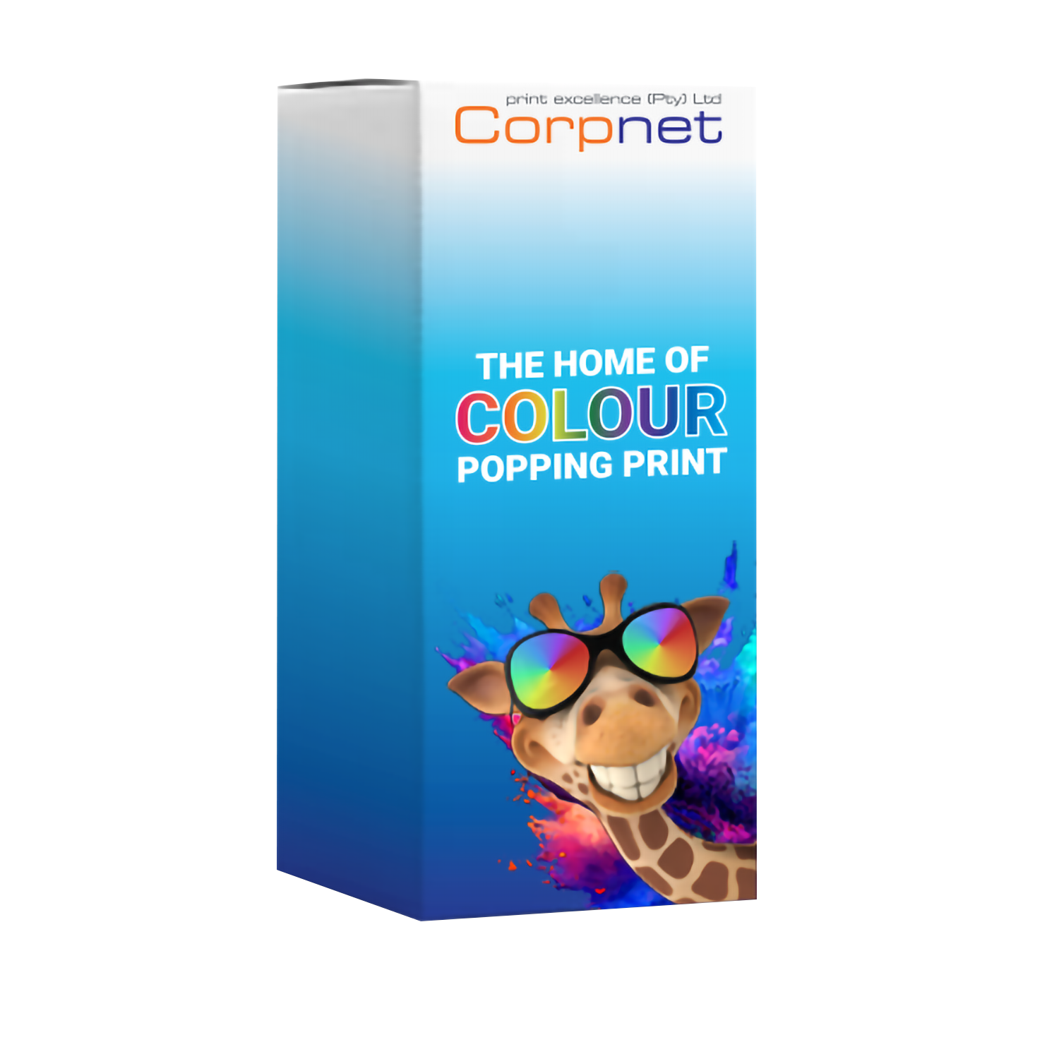 Product box crafted by Corpnet Print Excellence