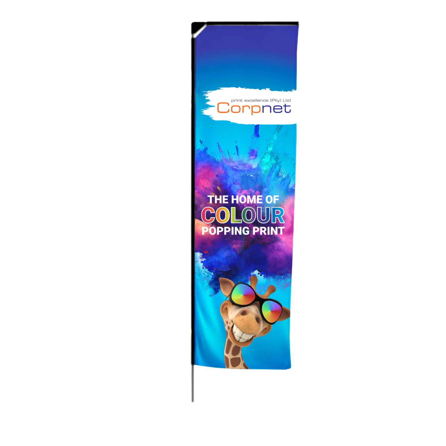 Telescopic Banners - Crafted by Corpnet Print Excellence