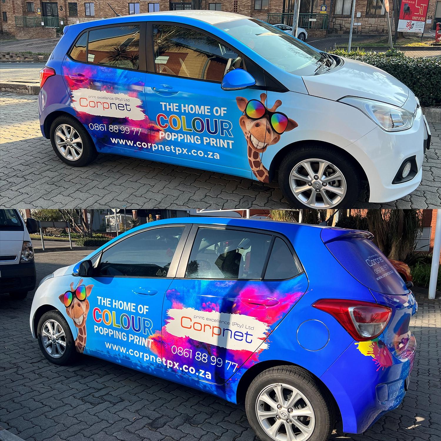 Vehicles Wrapped by Corpnet Print Excellence