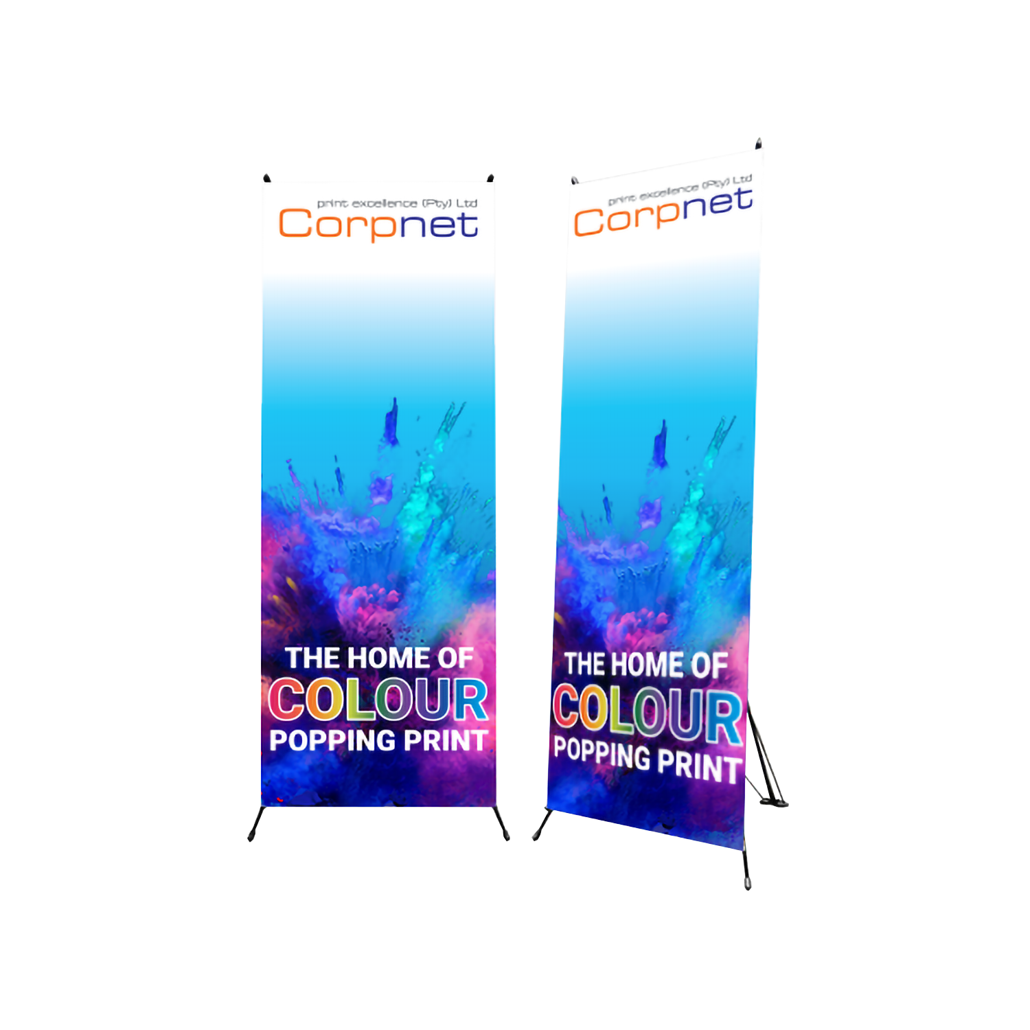 X Banners - Crafted by Corpnet Print Excellence
